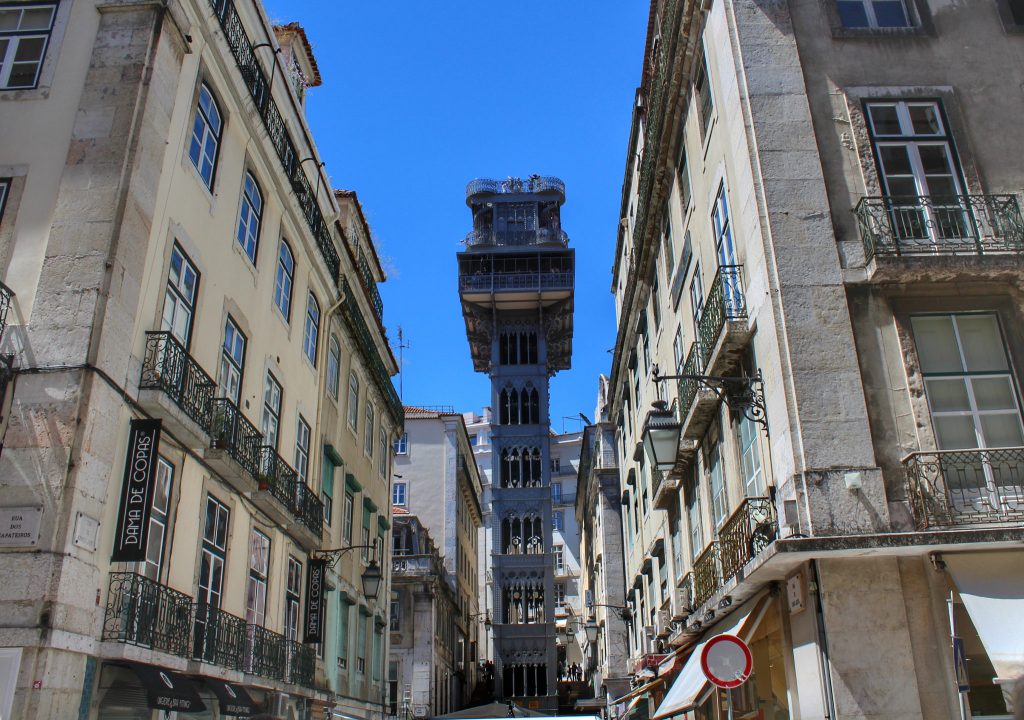 Lisboa y el elevador de Santa Justa