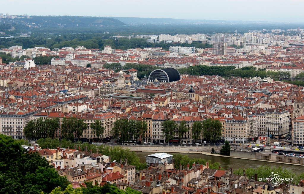 Lyon desde la Colina de Le Fourvière 