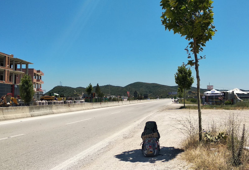 autostop en albania