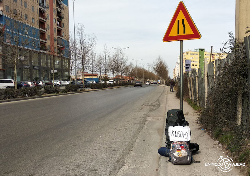 autostop en Kosovo