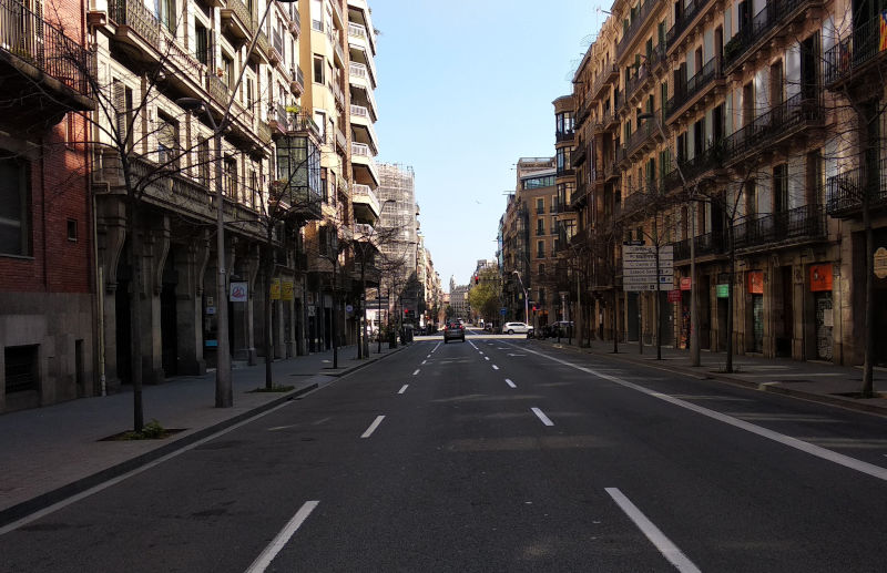 cuarentena en Barcelona