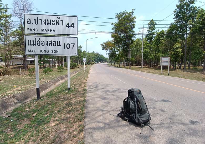 mochila para el sudeste asiático